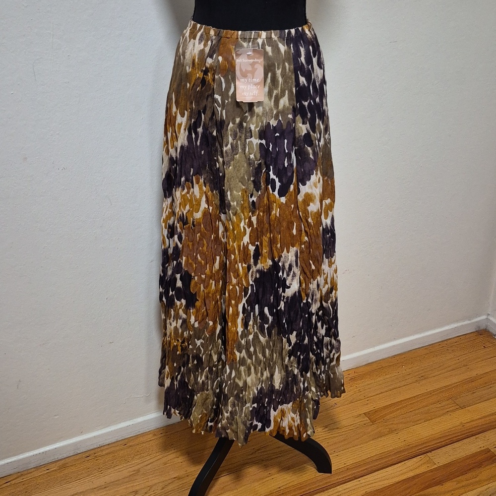 NWT Soft Surroundings Gauze Maxi Skirt Sz M